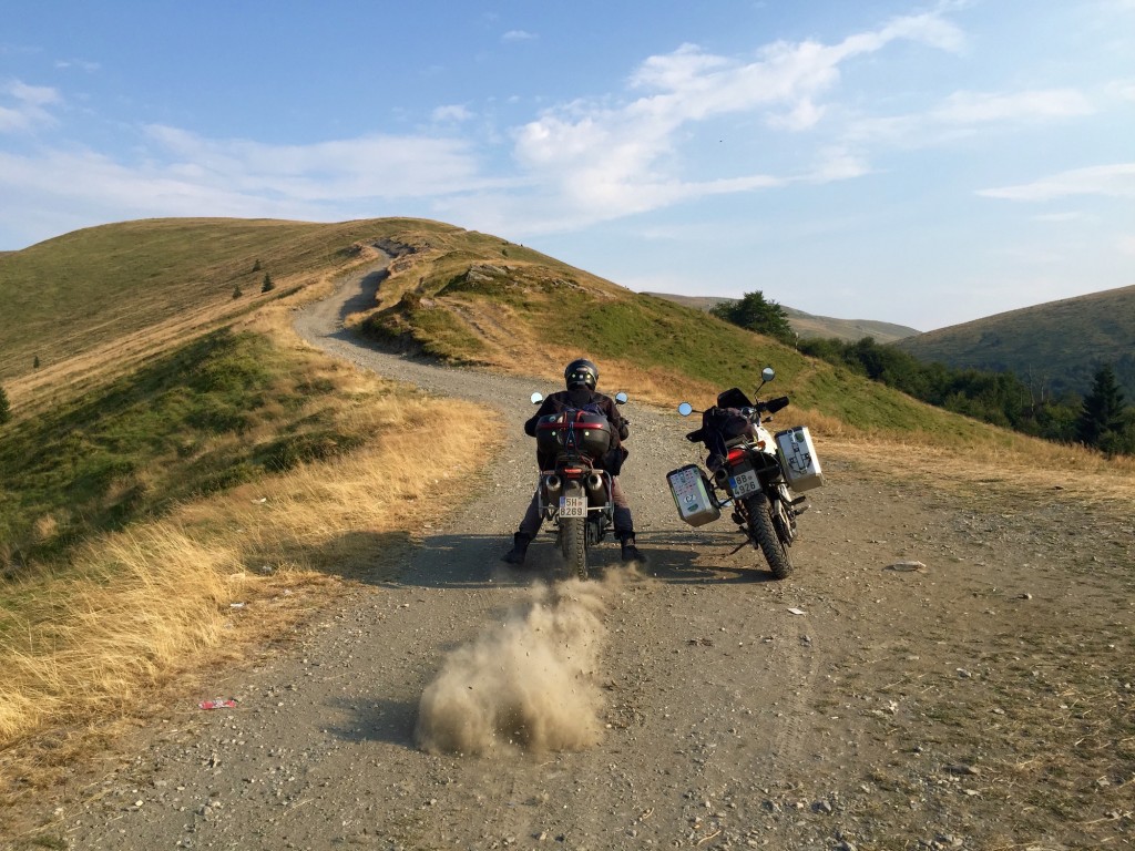 Hory v Rumunsku na motorkach