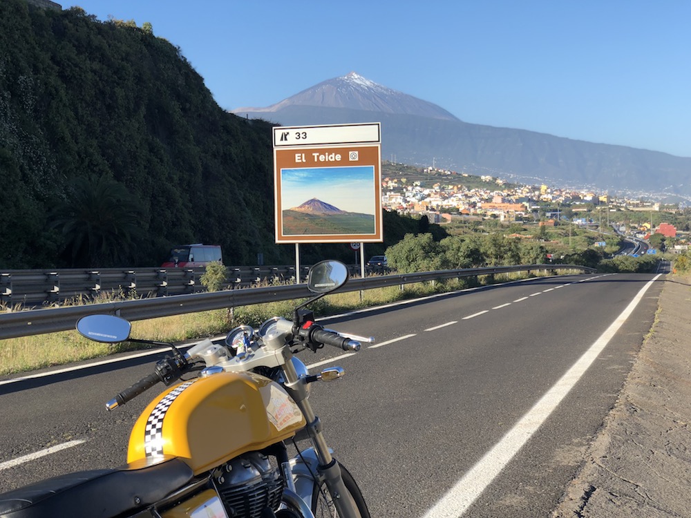El Teide hora Tenerife na motorce